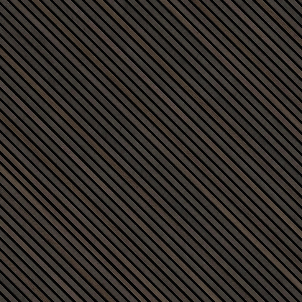 MSI Acoustic Wood Slat Wall Panels for Interior Decor, 3D Fluted Sound Absorbing Wood Paneling for Accent Wall Ceiling Kitchen Living Room Bedroom, Eco-Friendly MDF - 9.5 in. x 94.5 in. - Umber