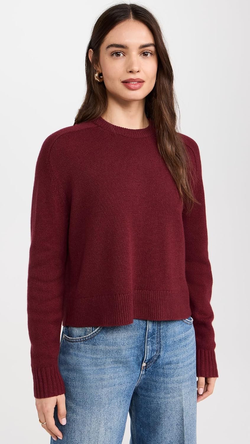 Theory Women's Cropped Cashmere Pullover Sweater