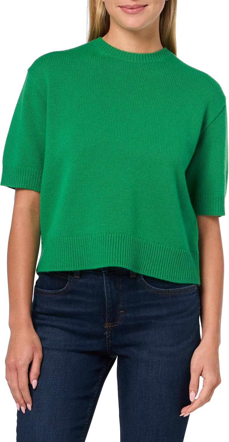 Theory Women's Crop Cashmere Tee