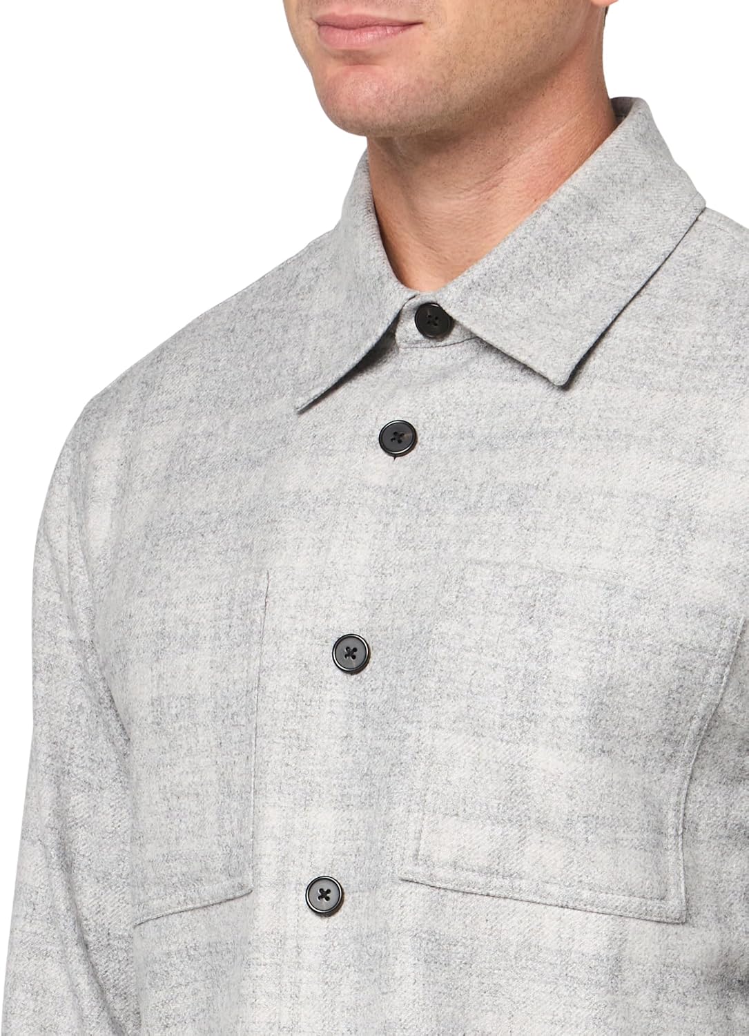 Theory Men's 2 Pk Overshirt in Shaded Plaid