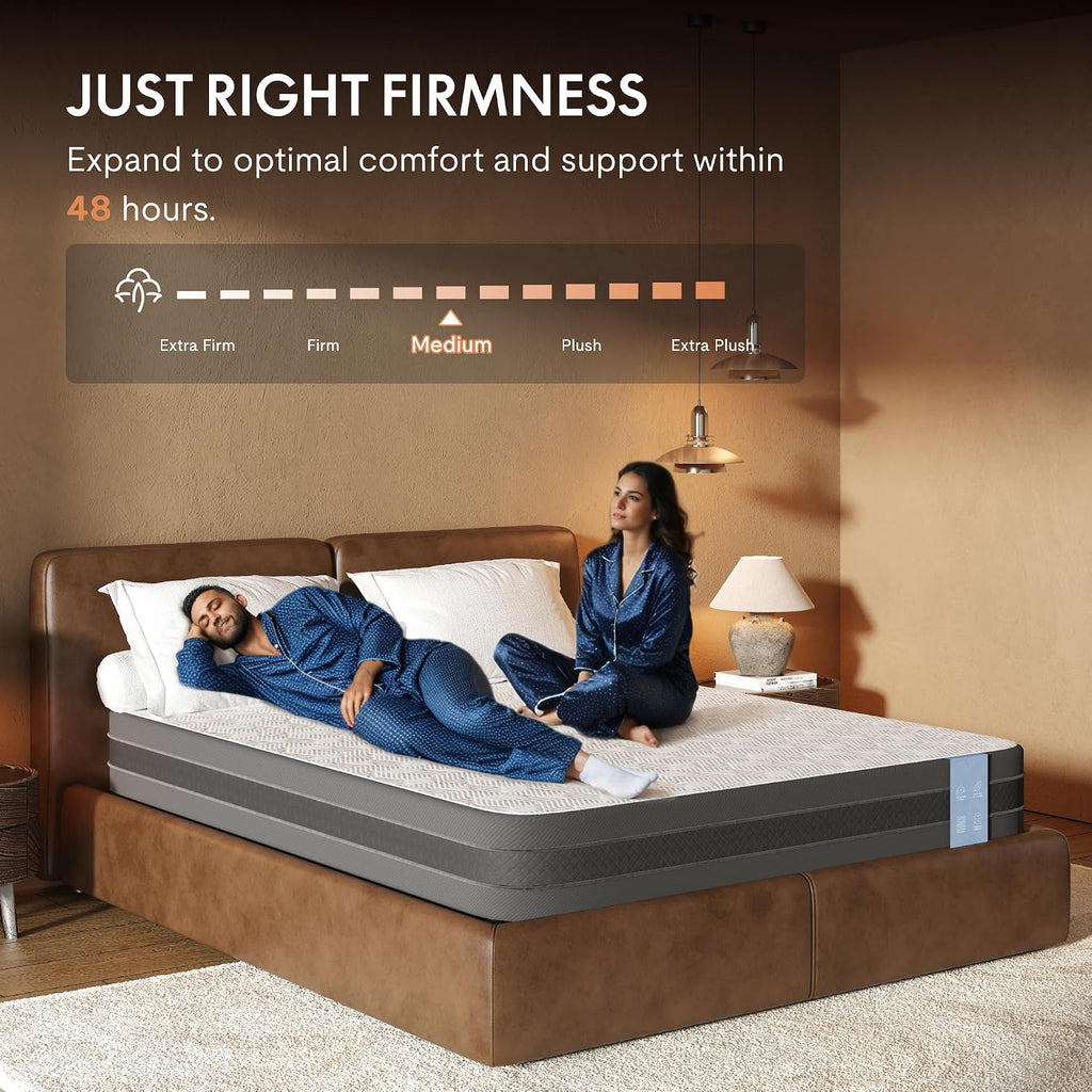 FLEXISPOT S2E-PRO Adjustable Bed Frame Base Split King with 12-Inch Cooling Gel Memory Foam Mattress, Head & Foot Incline, Zero Gravity, One-Touch Flat, 2 Memory Settings, Wireless Remote, Flashlight