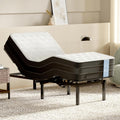 FLEXISPOT S2E-PRO Adjustable Bed Frame Base Twin XL with 12-Inch Cooling Gel Memory Foam Mattress, Head and Foot Incline, Zero Gravity, One-Touch Flat, 2 Memory Settings, Wireless Remote, Flashlight