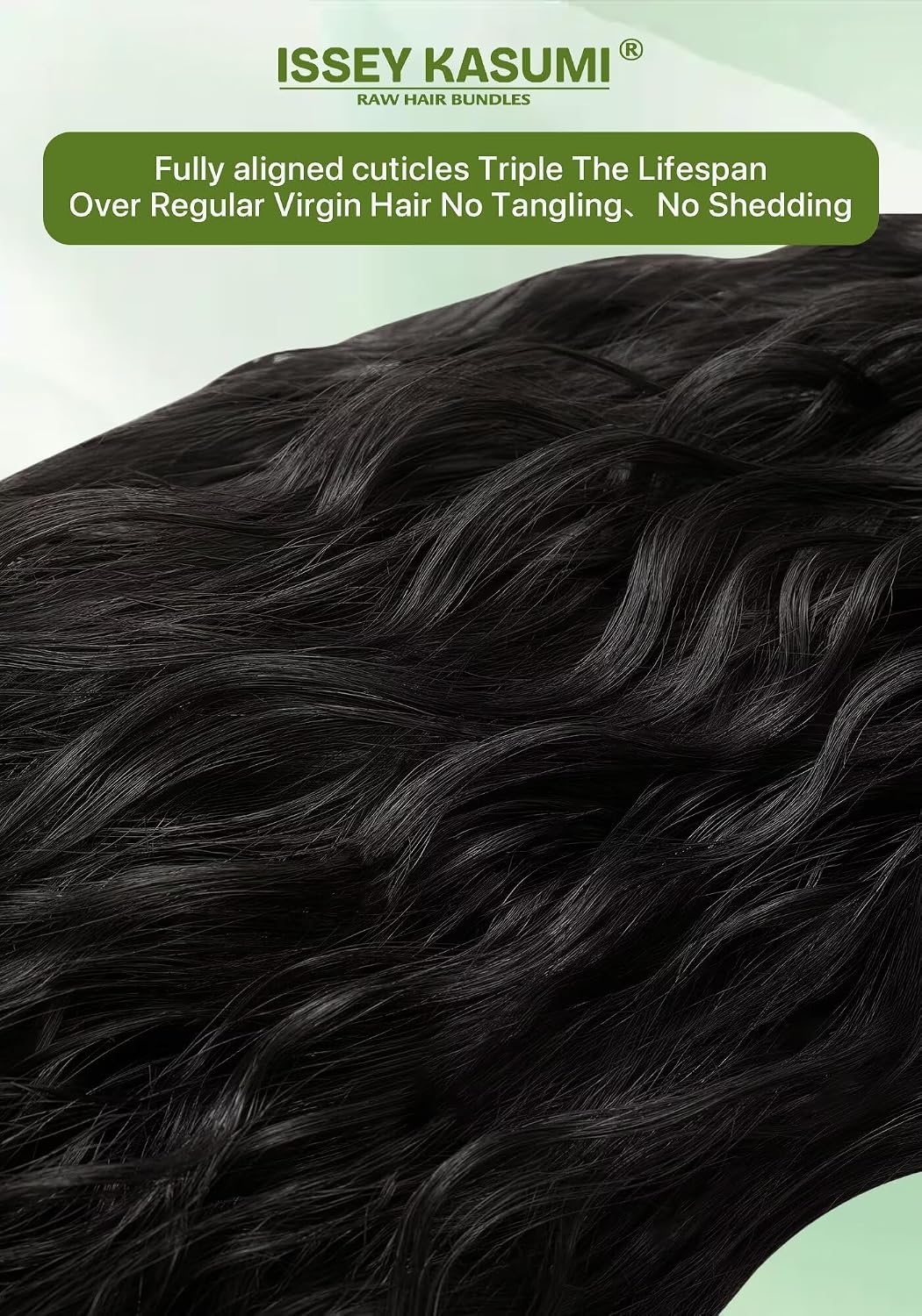Water Wave Bundles Human Hair,Unprocessed Indian Raw Hair 3 Curly Bundles(14 14 14 Inch),Triple The Lifespan Over Regular Virgin Hair,No Tangle,No Shedding,Keep Soft and Silky After Multiple Washes