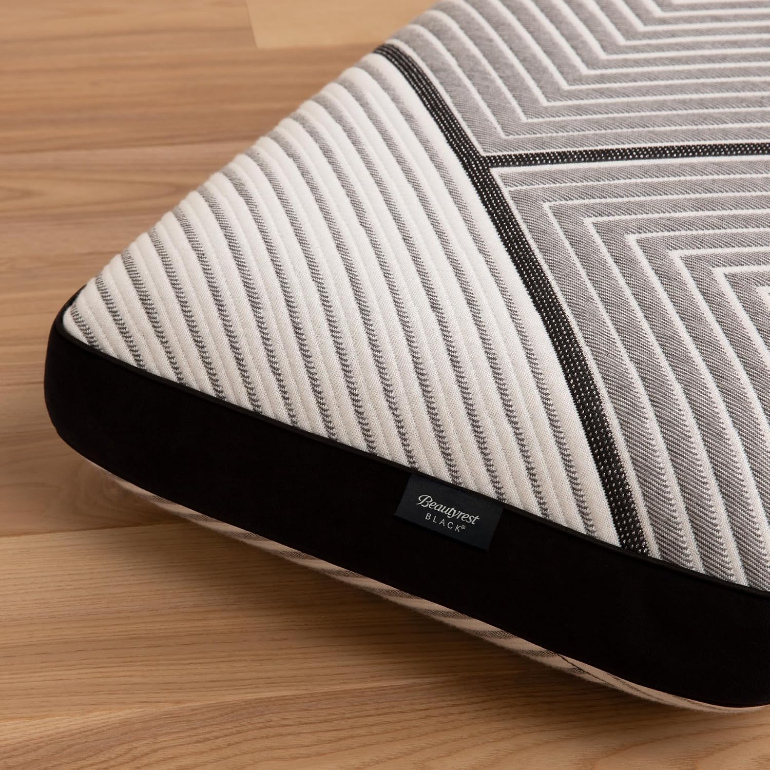Beautyrest Black Luxury Foam Pillow - Queen Size - Medium Firm Feel - Containing Breathable and Pressure Relieving Premium Memory Foam that Utilizes Plant Based Cooling Technology