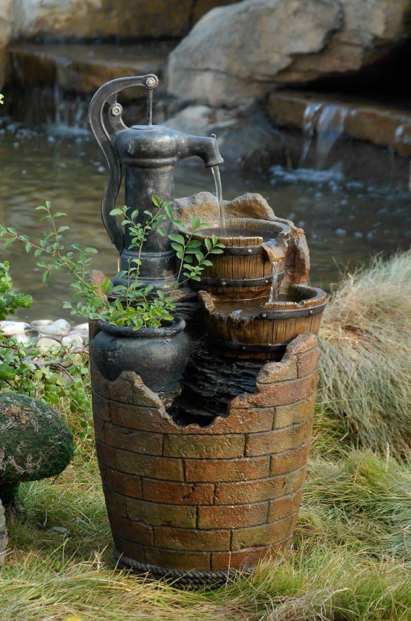 Glenville Water Pump Cascading Water Fountain