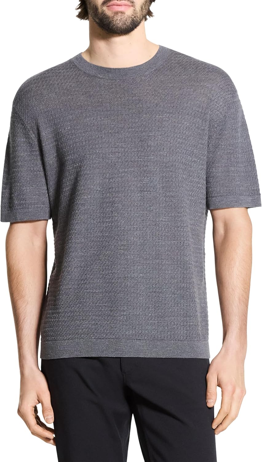 Theory Men's Kolben Tee in Pacific Linen