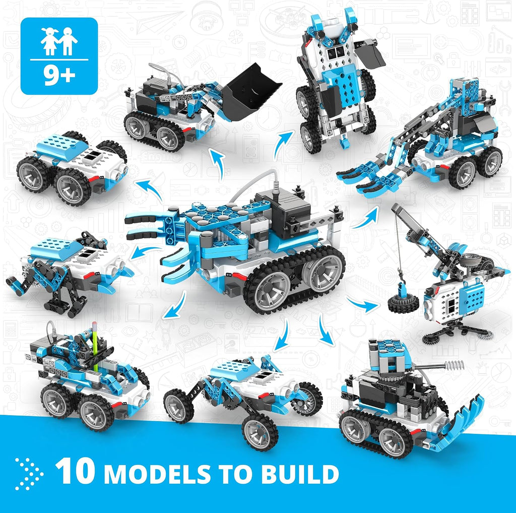ENGINO- Inventor STEM Toys, Robotorized GinoBot, Construction Toys for Kids 9+, STEM Building Toys, STEM Projects, Gifts for Boys & Girls