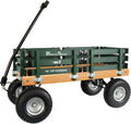 Berlin Flyer Sport Wagon - Model F410 - Amish Made in Ohio, USA - 10' No-Flat Tires (Hunter Green)