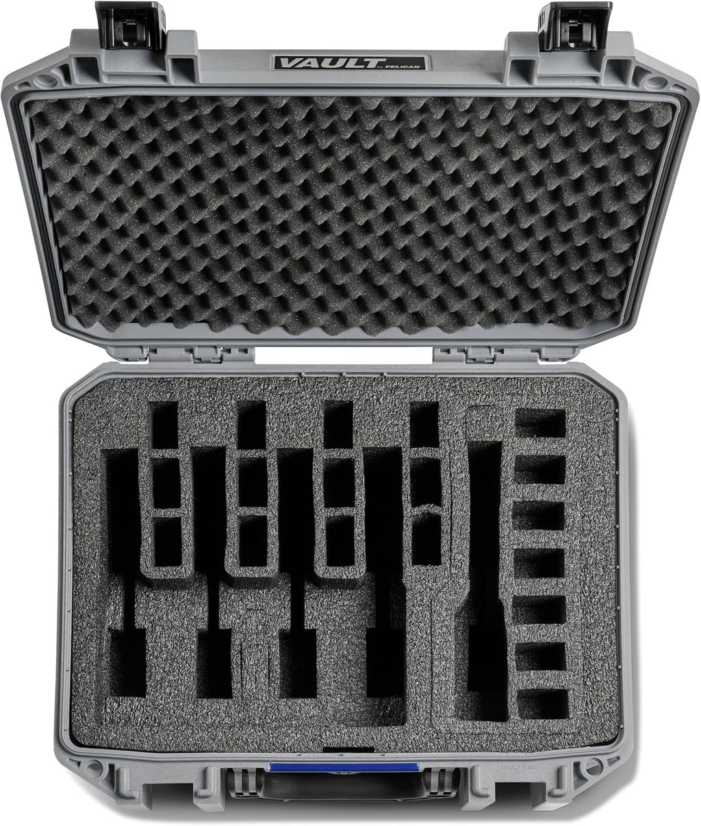 Pelican Vault Multi-Pistol Custom Cut Foam Case (From the Custom Case Center)
