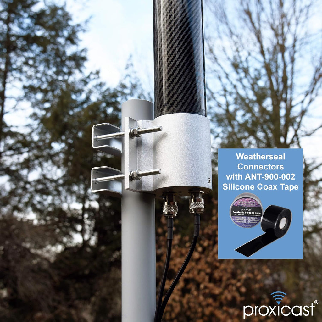 Proxicast Pro-Gain 4G / 5G MIMO Antenna - Wide-Band Omni-Directional for Cellular Modems & Routers on Verizon, AT&T, T-Mobile, Telus, Bell Canada, Rogers, Movistar, Telcel, Claro (ANT-127-05P Pearl)