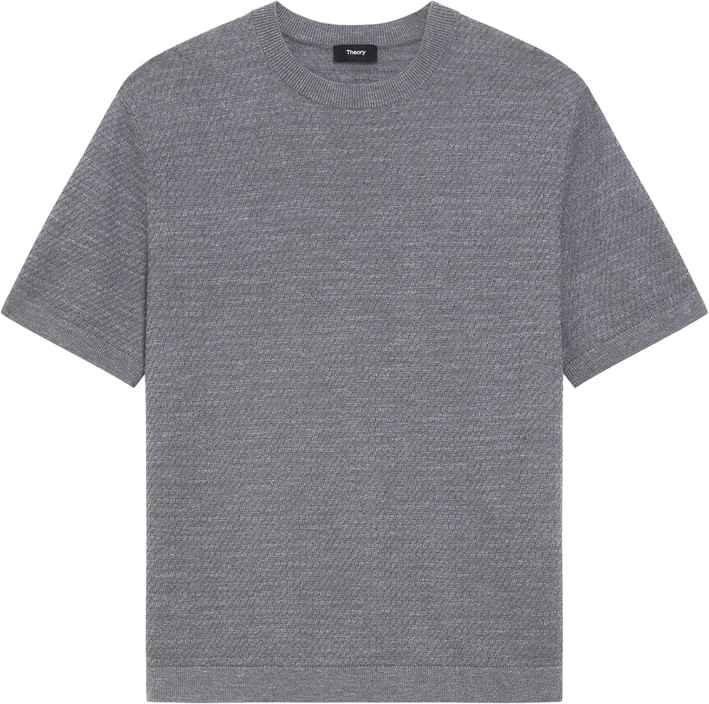 Theory Men's Kolben Tee in Pacific Linen