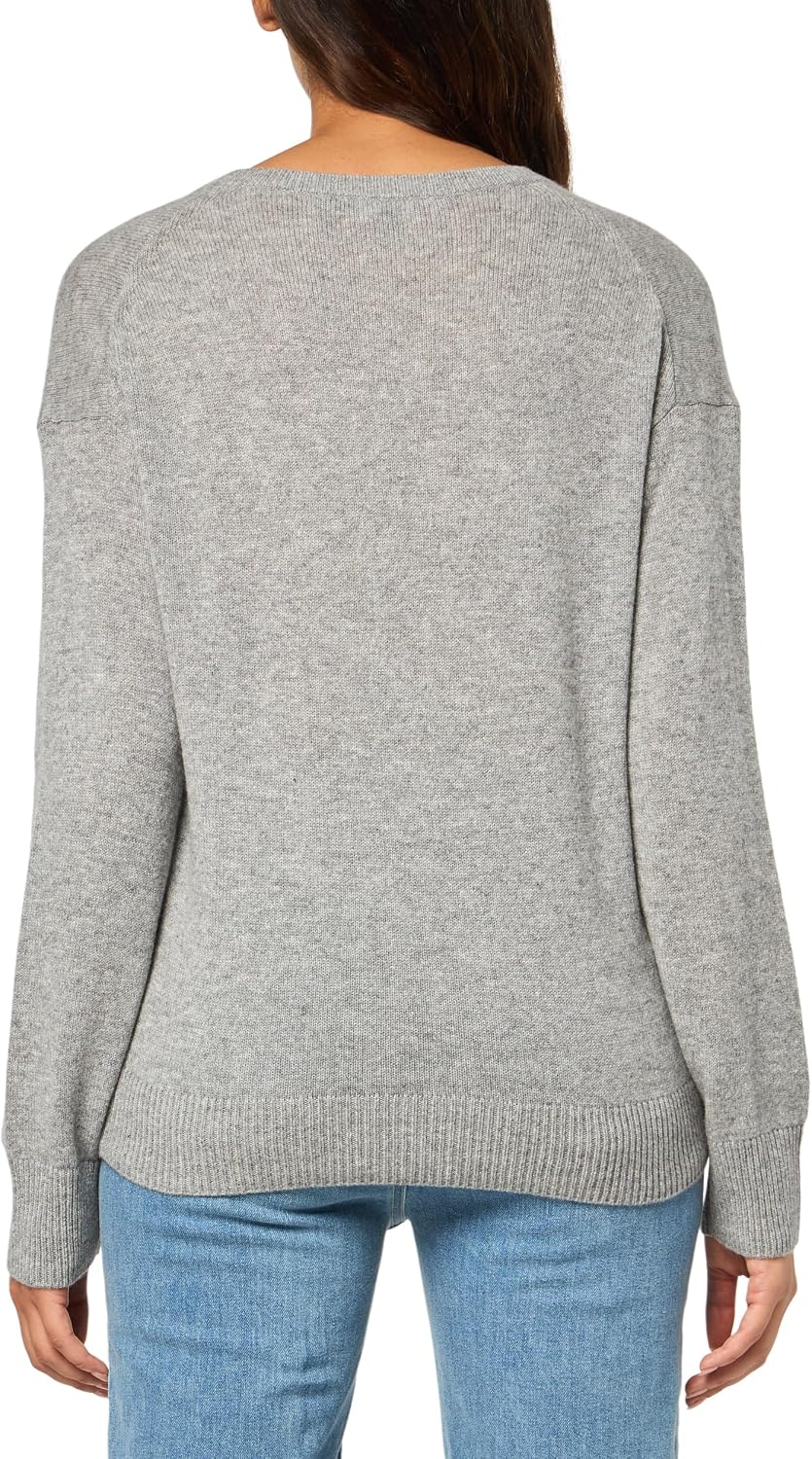Theory Women's Long Sleeve V-Neck Cashmere Pullover Sweater