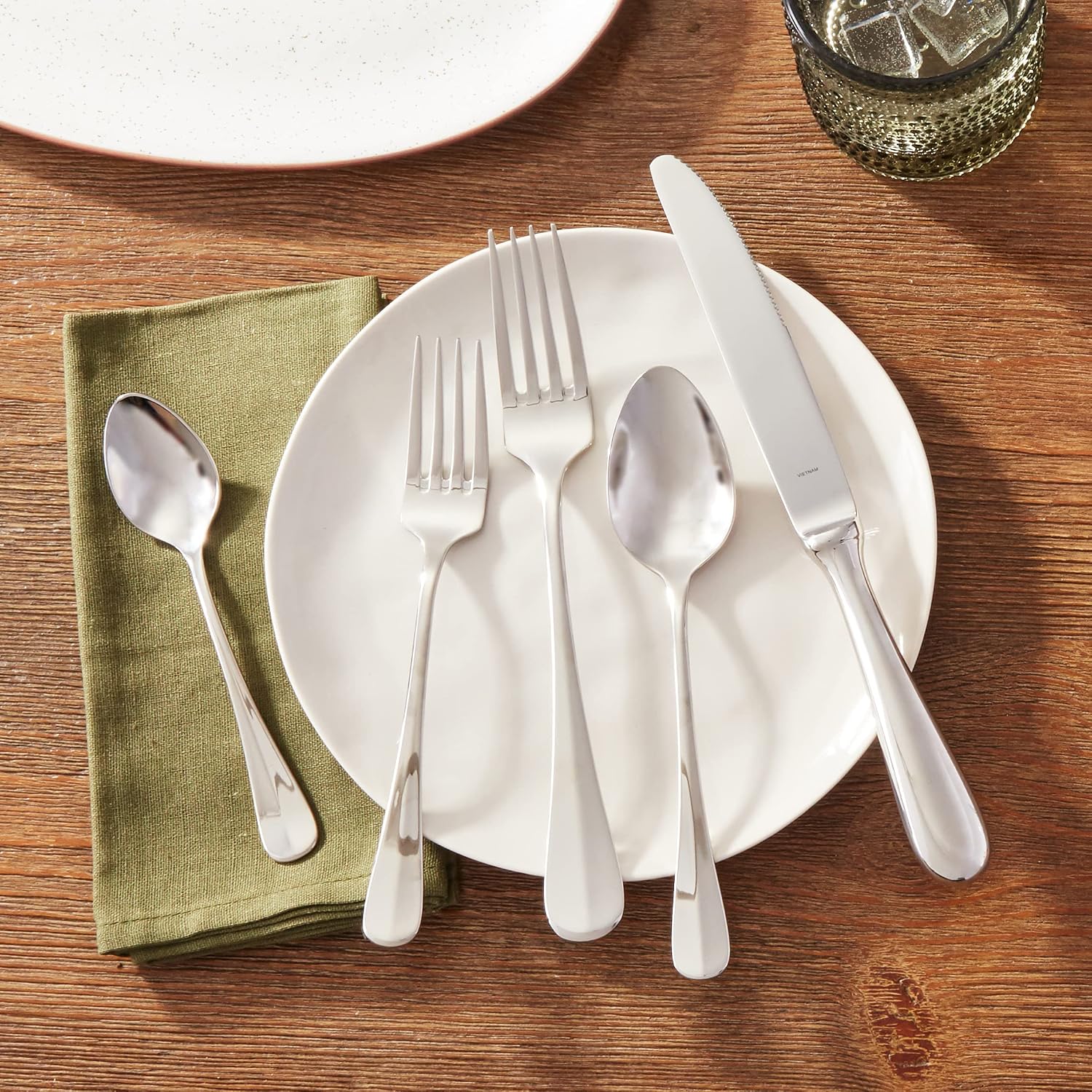 Villeroy & Boch La Coupole Collection 40-Piece Flatware Set, 18/10 Stainless Steel, Service for 8