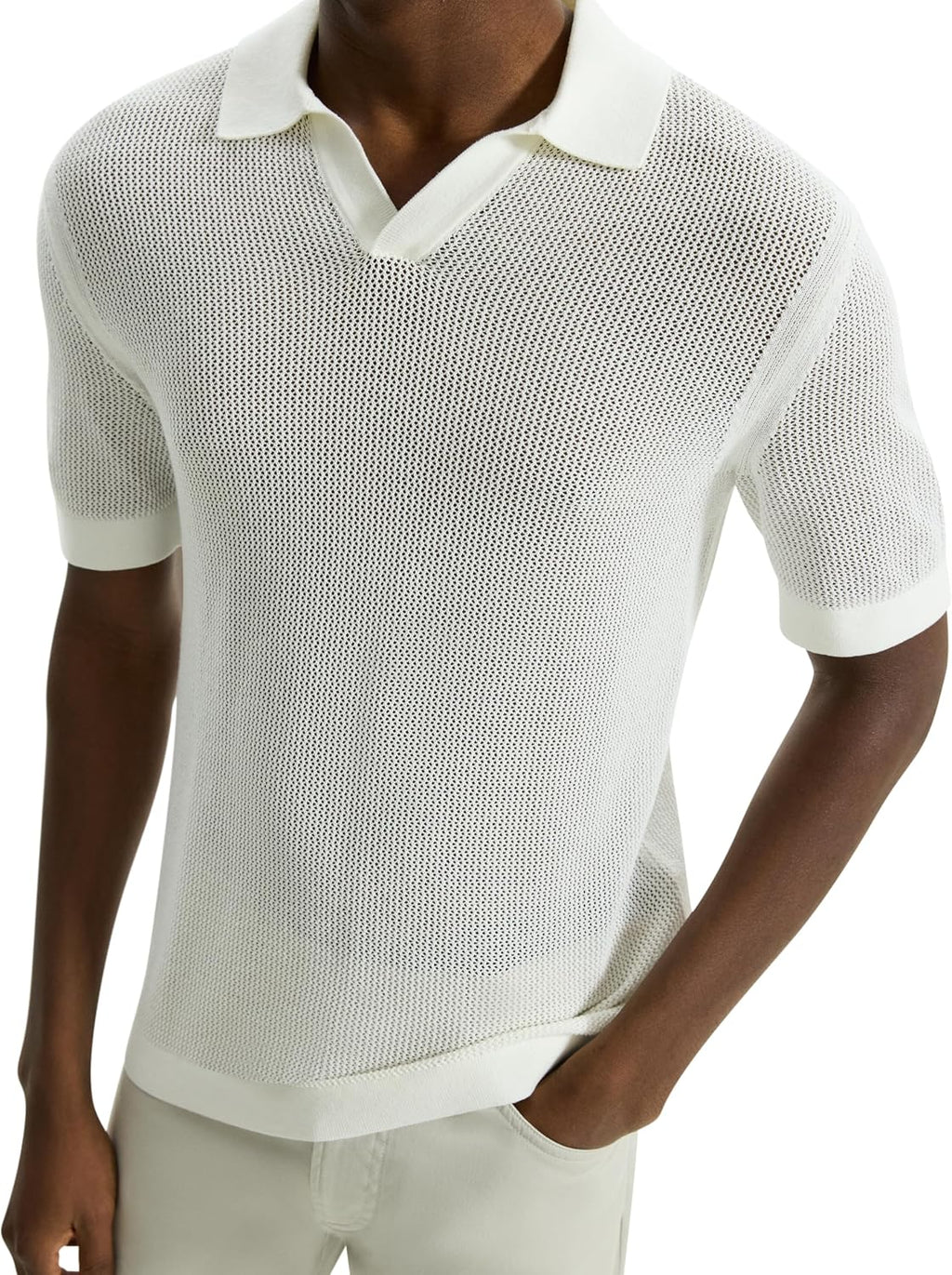 Theory Men's Cairn Short Sleeve Shirt in Cotton