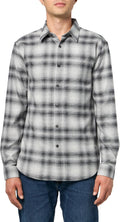 Theory Men's Theory Men's Irving Long Sleeve Button Down Woven in Cotton Soft Plaid