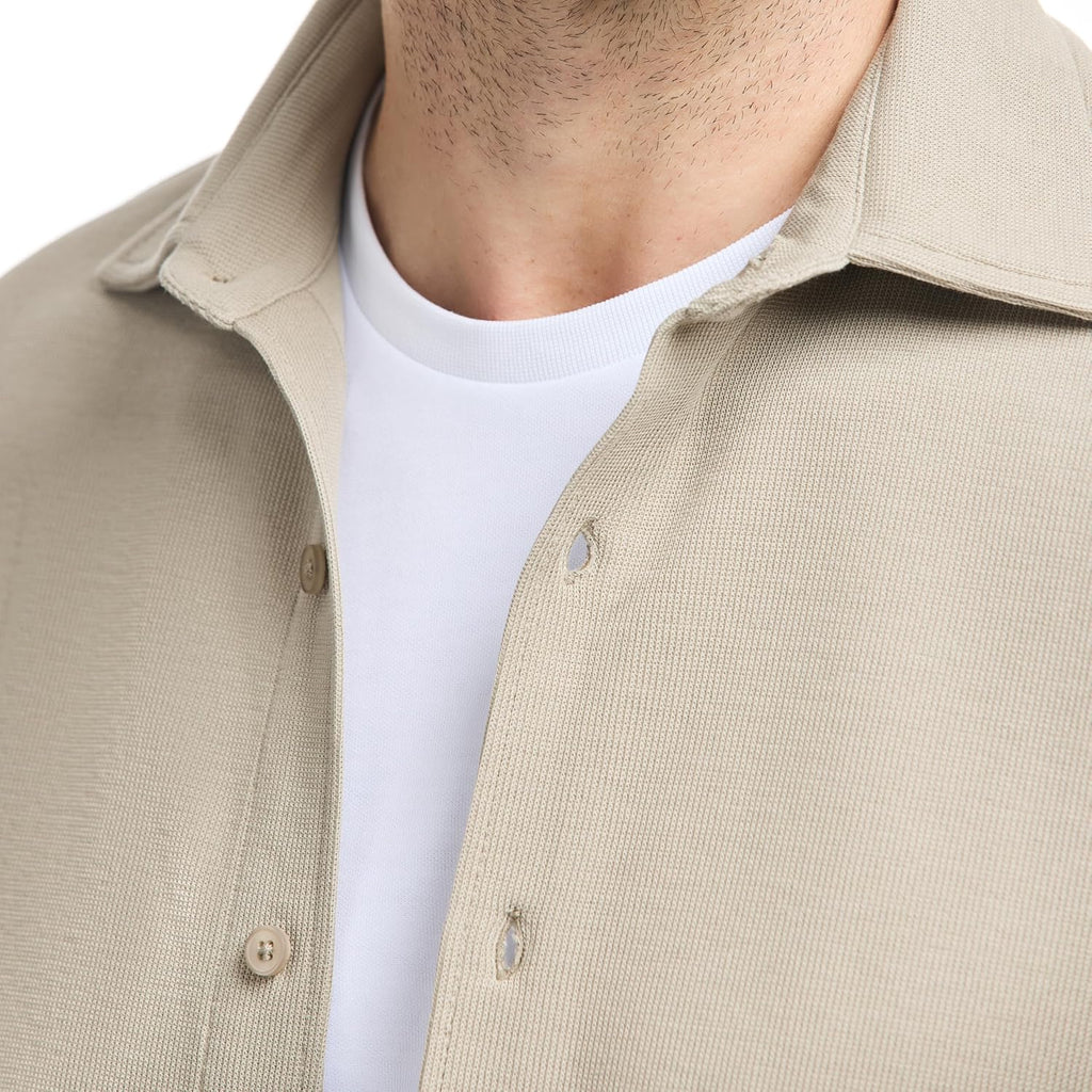SAKS Fifth Avenue Men's Long Sleeve Textured Pique Button Down
