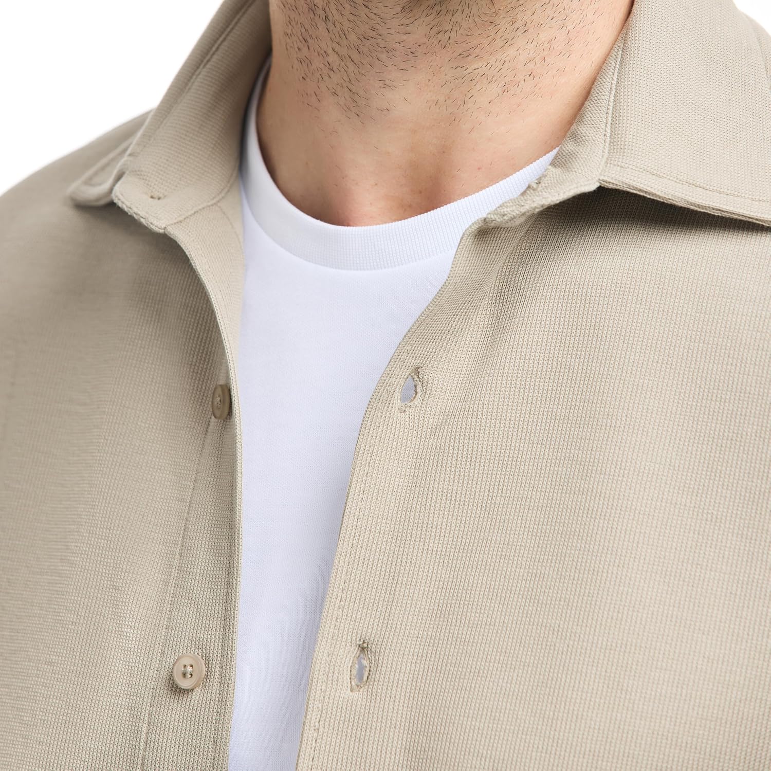SAKS Fifth Avenue Men's Long Sleeve Textured Pique Button Down