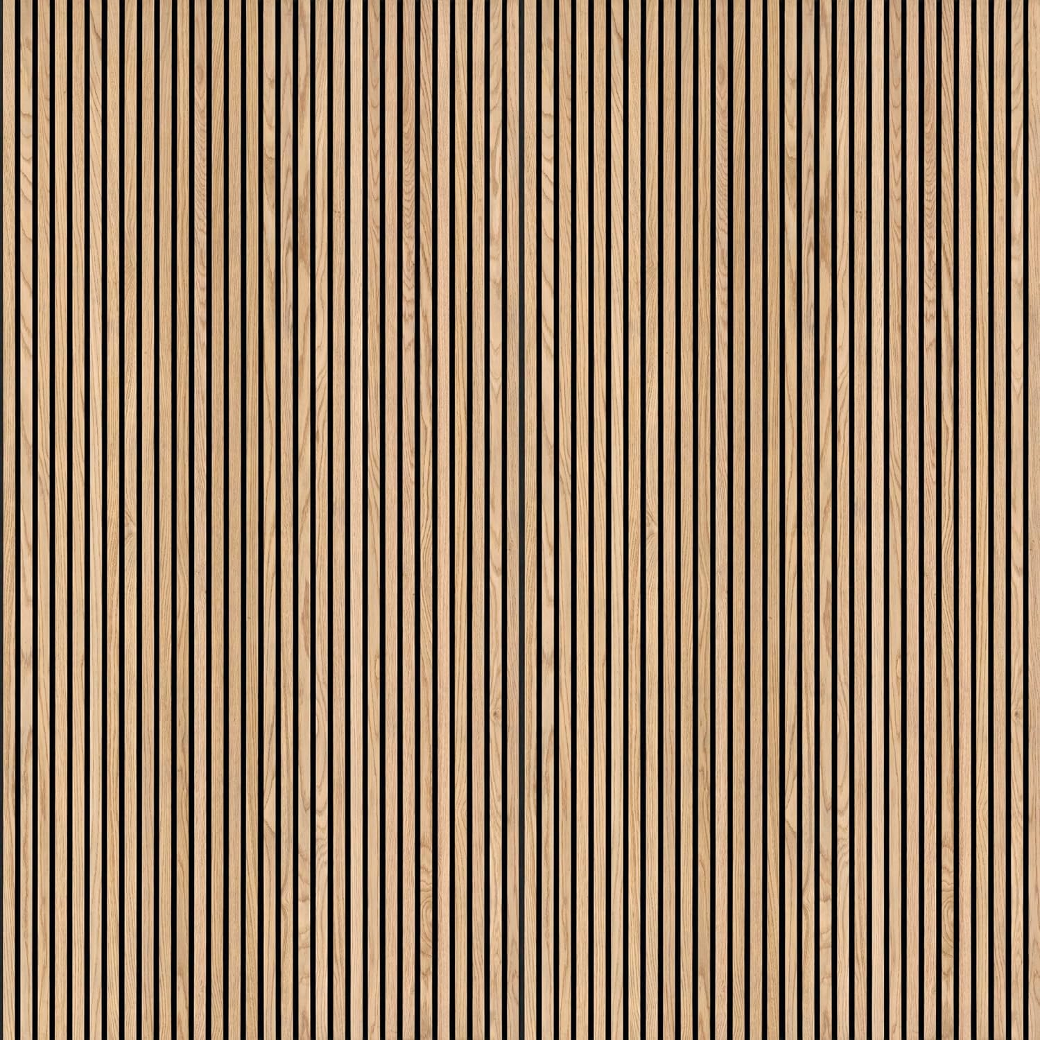 MSI 4-Pack Acoustic Wood Slat Wall Panels for Interior Decor, 3D Fluted Sound Absorbing Wood Paneling for Accent Wall Ceiling Kitchen Living Room Bedroom, Eco-Friendly MDF - 9.5 in. x 94.5 in. Natural