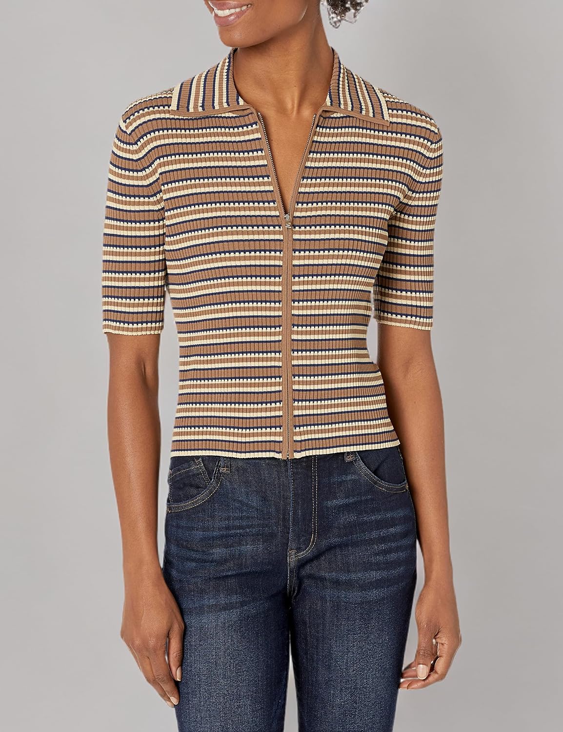 Theory Women's Crop Zip-up Cardigan