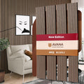 Avana Acoustic Wood Wall Panels – 93.2x11.25 Inch Panels – Fits 94x12 Layout – Smoke Walnut Acoustic Panels 4 PCs – Wall Panels for Interior Wall Decor for Homes, Offices – Wood Panels for Wall