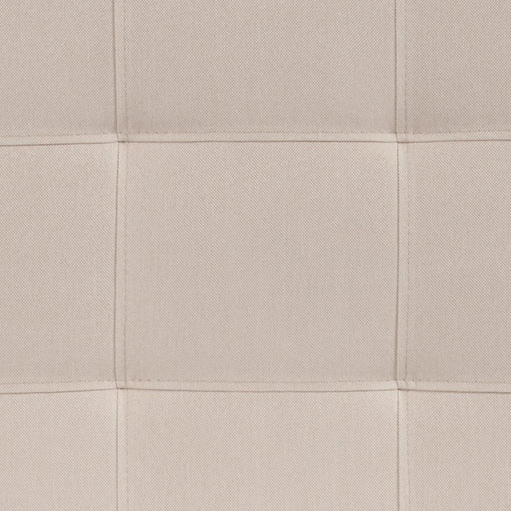 Flash Furniture Bedford Box Stitch Tufted Upholstered King Size Headboard in Beige Fabric