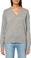 Theory Women's Long Sleeve V-Neck Cashmere Pullover Sweater