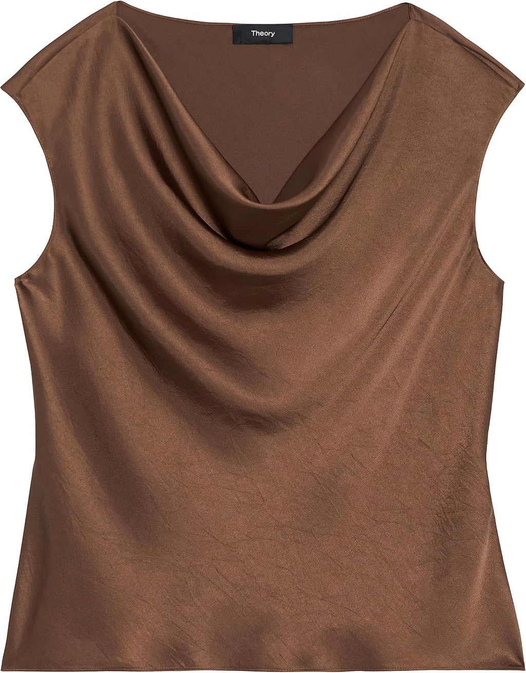 Theory Womens Short Sleeve Cowl TopBlouse