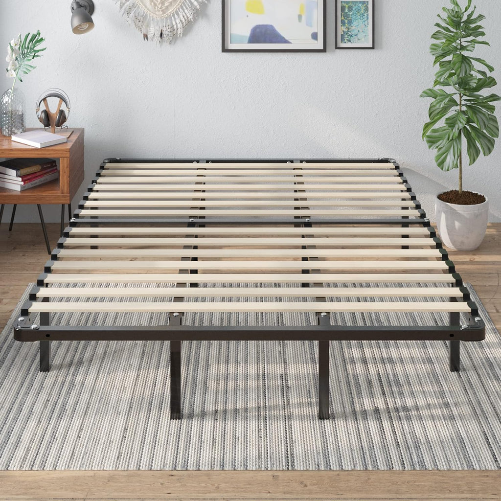 Sleep Master MyEuro Smartbase/Wooden Slats Mattress Foundation, Queen