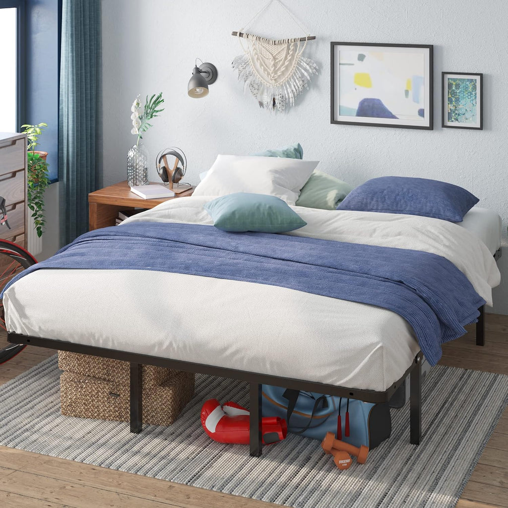 Sleep Master MyEuro Smartbase/Wooden Slats Mattress Foundation, Queen