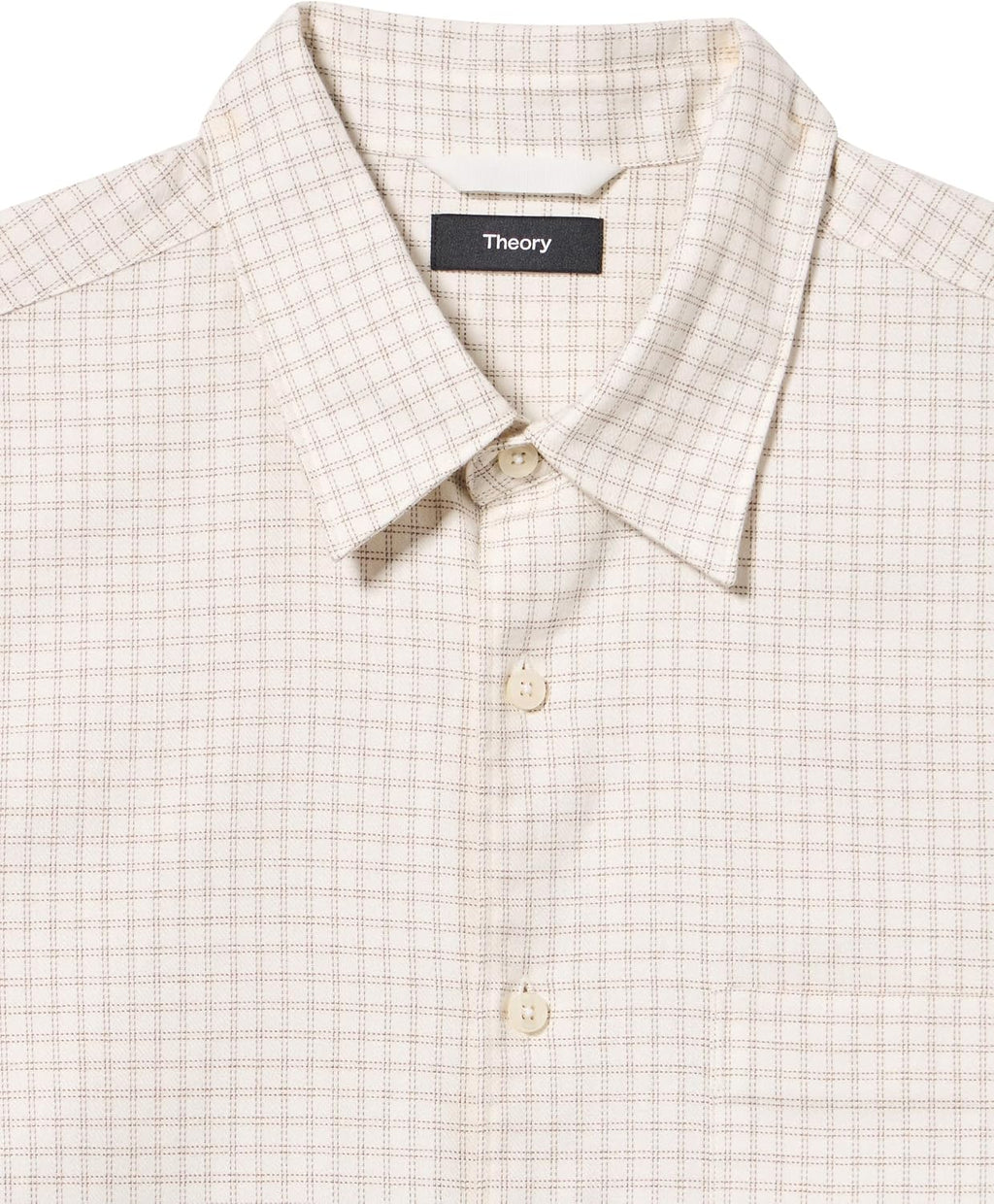Theory Men's Weekend Shirt in Woods Check