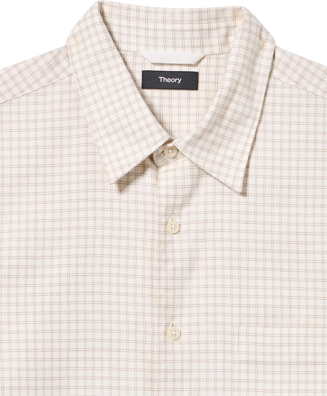Theory Men's Weekend Shirt in Woods Check