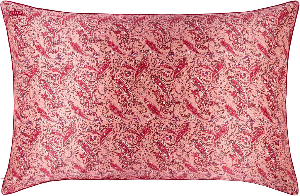 Slip Maude Queen Pure Silk Pillow Case with Silk Scrunchies Set - 100% Pure 22 Momme Mulberry Silk - Queen Size Standard Pillow Case & Scrunchies