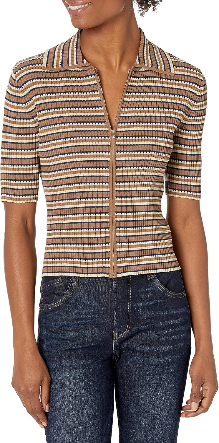 Theory Women's Crop Zip-up Cardigan