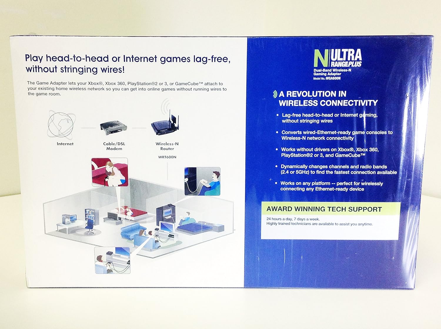 Cisco-Linksys WGA600N Dual-Band Wireless-N Gaming Adapter