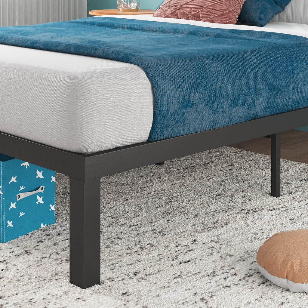 Zinus Luis 14 Inch QuickLock Metal Platform Bed Frame, Mattress Foundation with Steel Slat Support, No Box Spring Needed, Easy Assembly, King