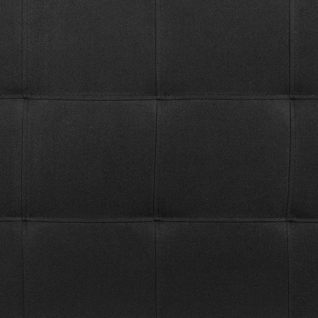 Flash Furniture Bedford Tufted Upholstered King Size Headboard in Black Fabric