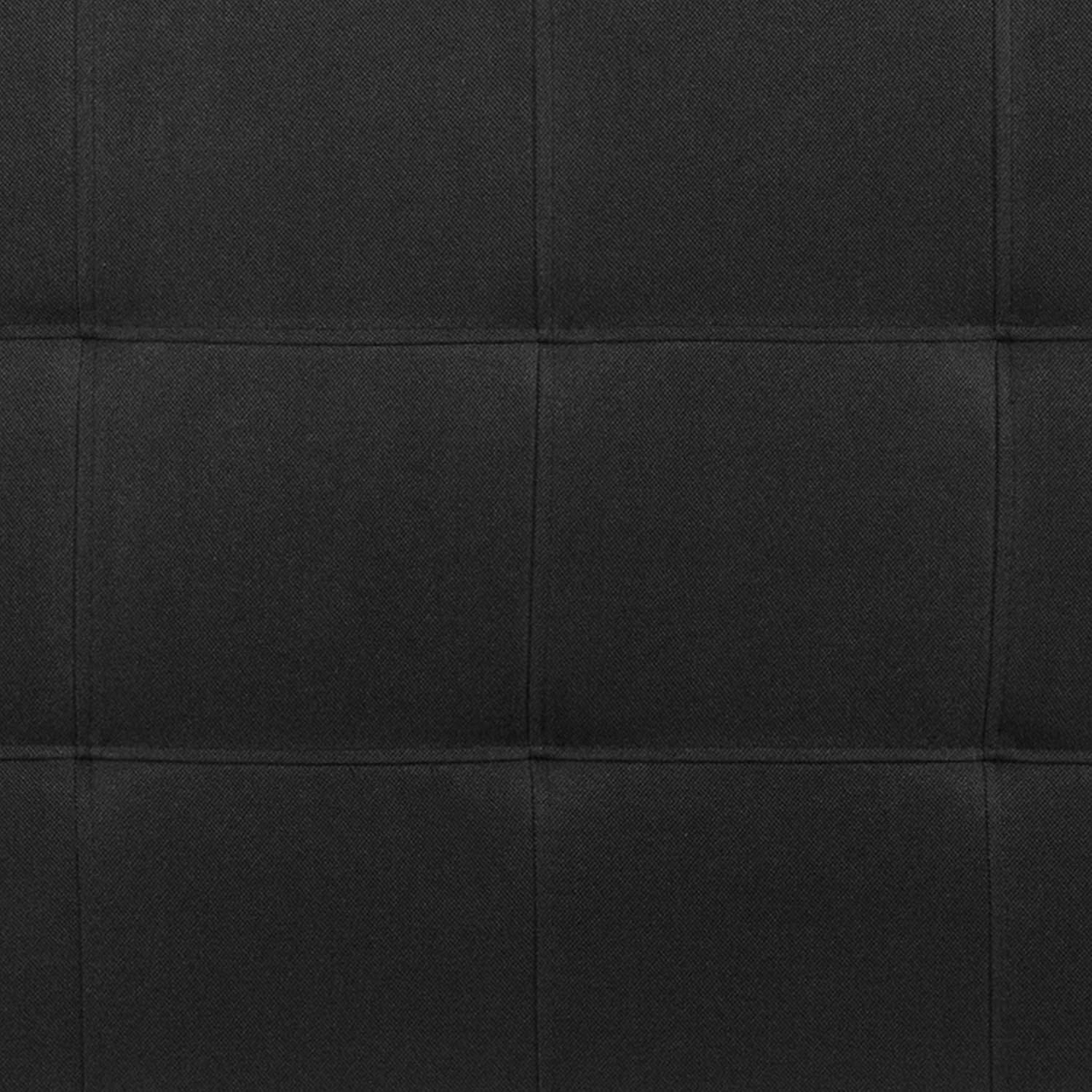 Flash Furniture Bedford Tufted Upholstered King Size Headboard in Black Fabric