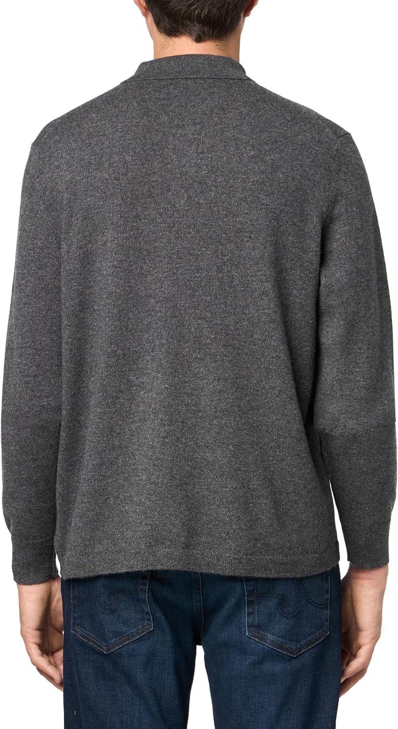 Theory Men's Hilles Long Sleeve Polo in Cashmere