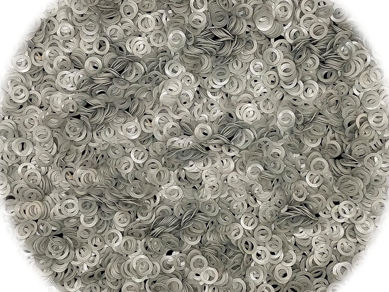 (Qty 1000pcs) Metric M6mm 1/4' inch Steel Wave Washers DIN 137A 6 MM Multi-Purpose Comprehensive Hardware Fastener Assortment Kit Cit01644Riv