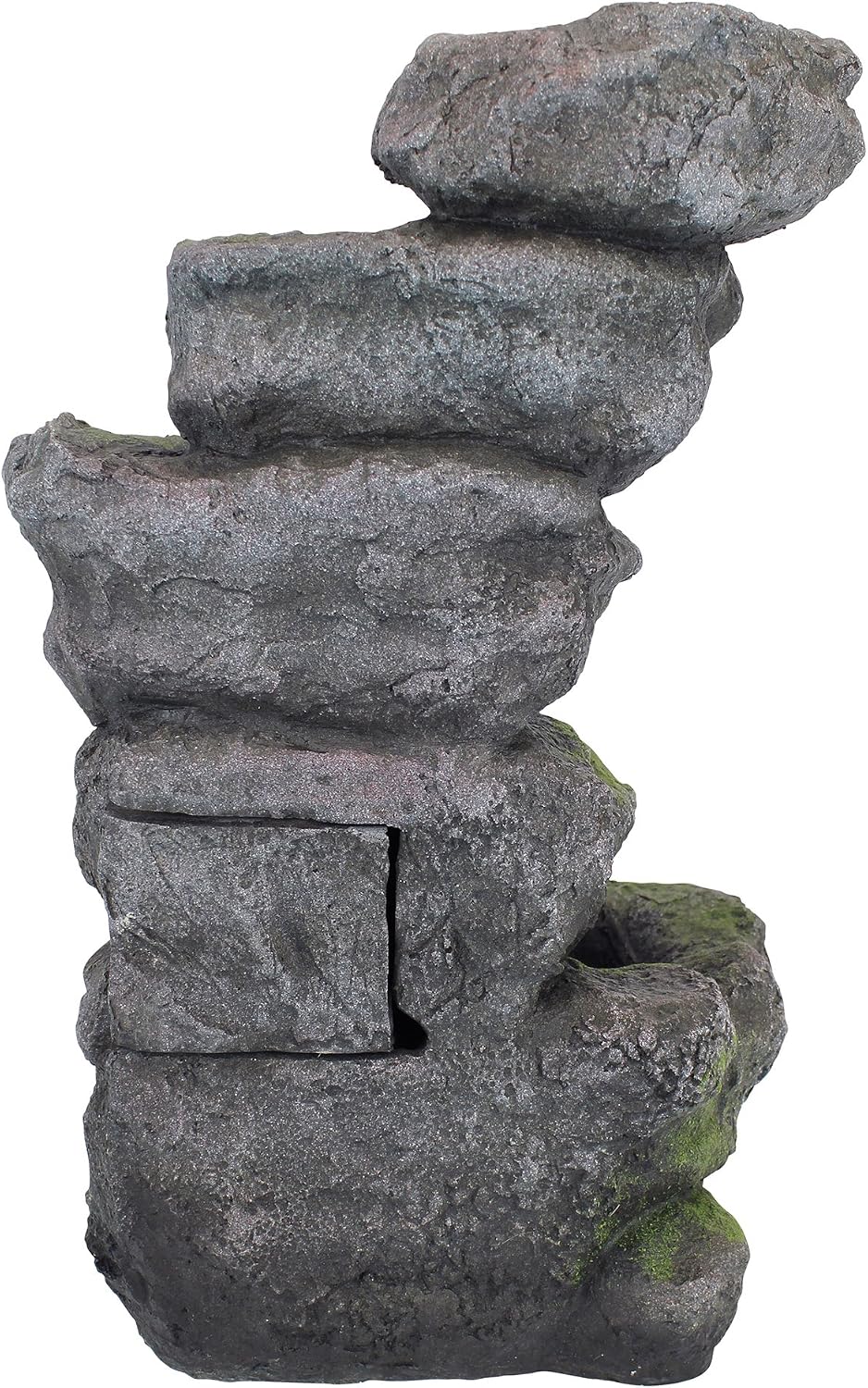 Design Toscano Breakneck Falls Illuminated Garden Fountain, 9 x 11 x 17.5