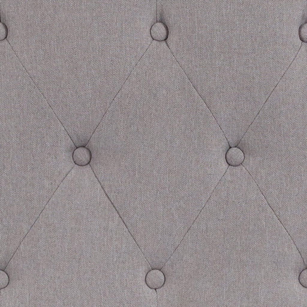 Flash Furniture Cambridge Tufted Upholstered King Size Headboard in Light Gray Fabric