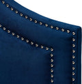 Baxton Studio Headboards, Queen, Navy Blue