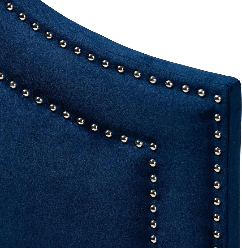 Baxton Studio Headboards, King, Navy Blue