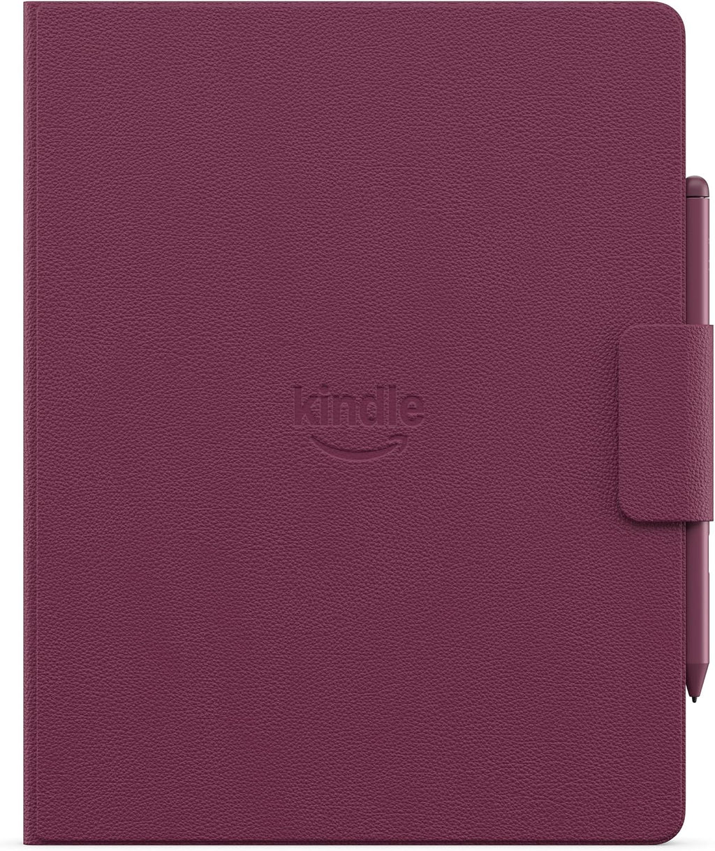 Introducing Amazon Kindle Scribe Executive Folio Cover with Magnetic Attach, Sleek Protective Case - Premium Leather