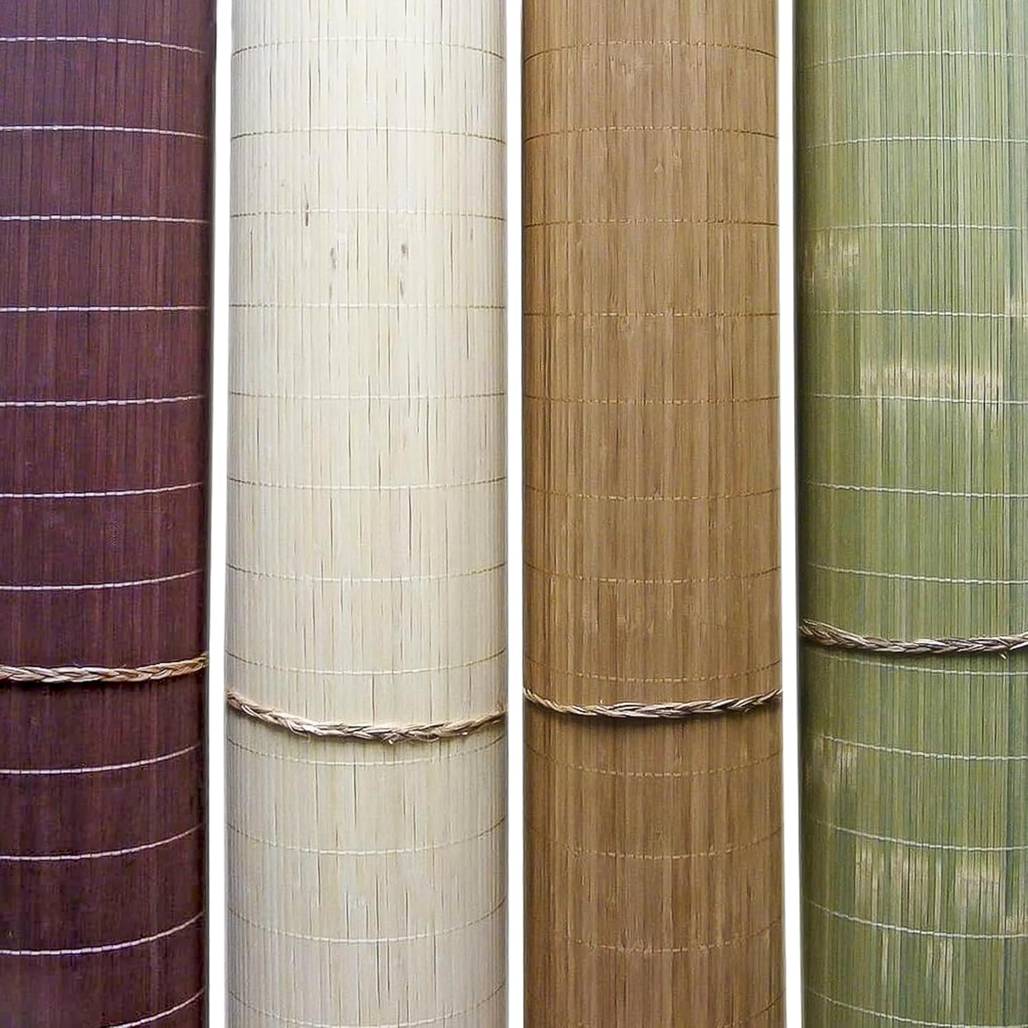 Forever Bamboo Carbonized Tatami Bamboo Wall Paneling Home Decor for Living Room Decorative Ceiling Treatment 4 ft H x 50 ft L