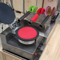Kolice Commercial Taco Rolling Machine/taco maker/taco machine/no-stick waffle machine/Cucina Pro Tortilla Maker/Flour Corn Taco machine/tortilla maker machine with taco holder