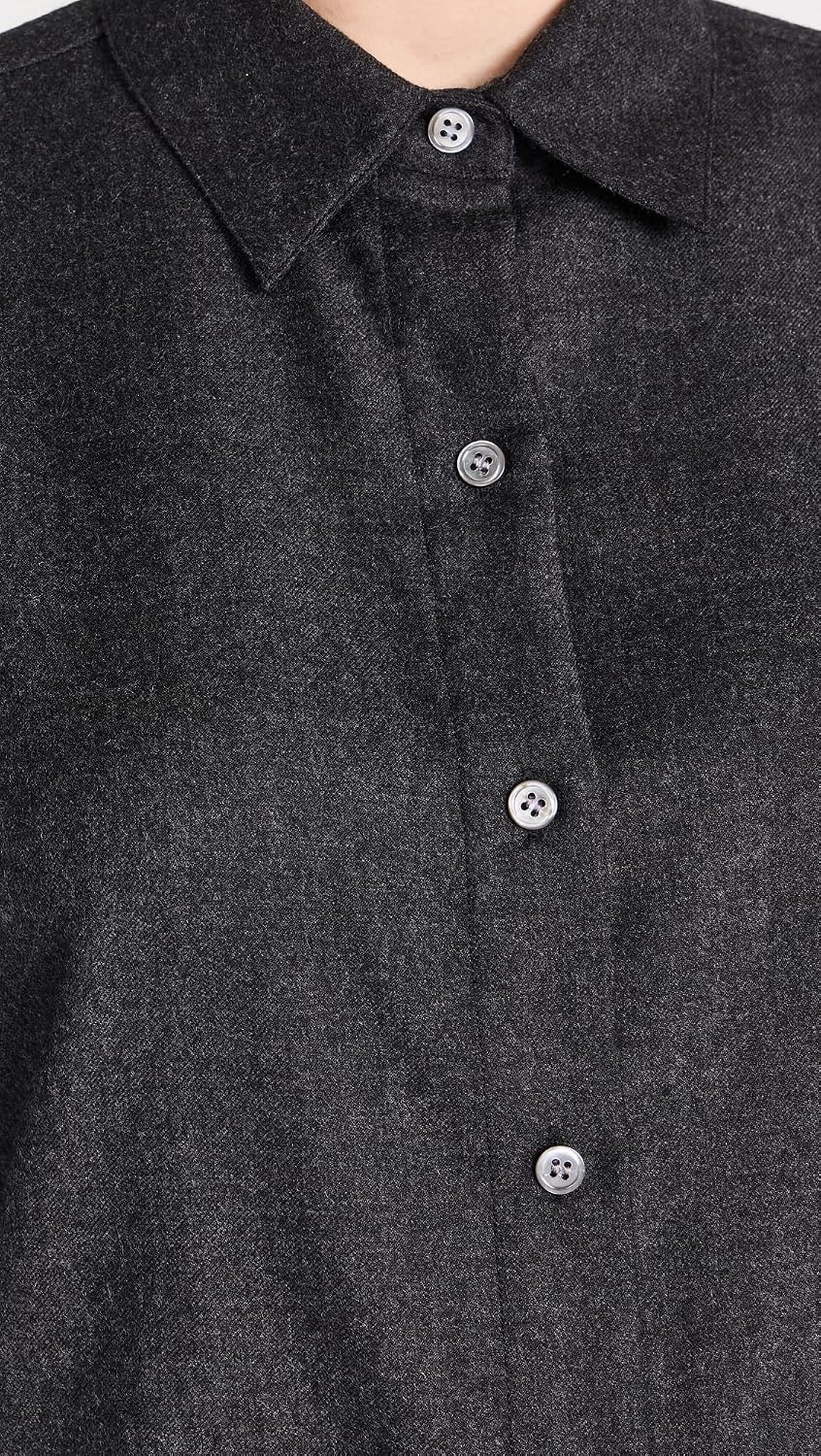 Theory Women's Flannel Classic Menswear Shirt