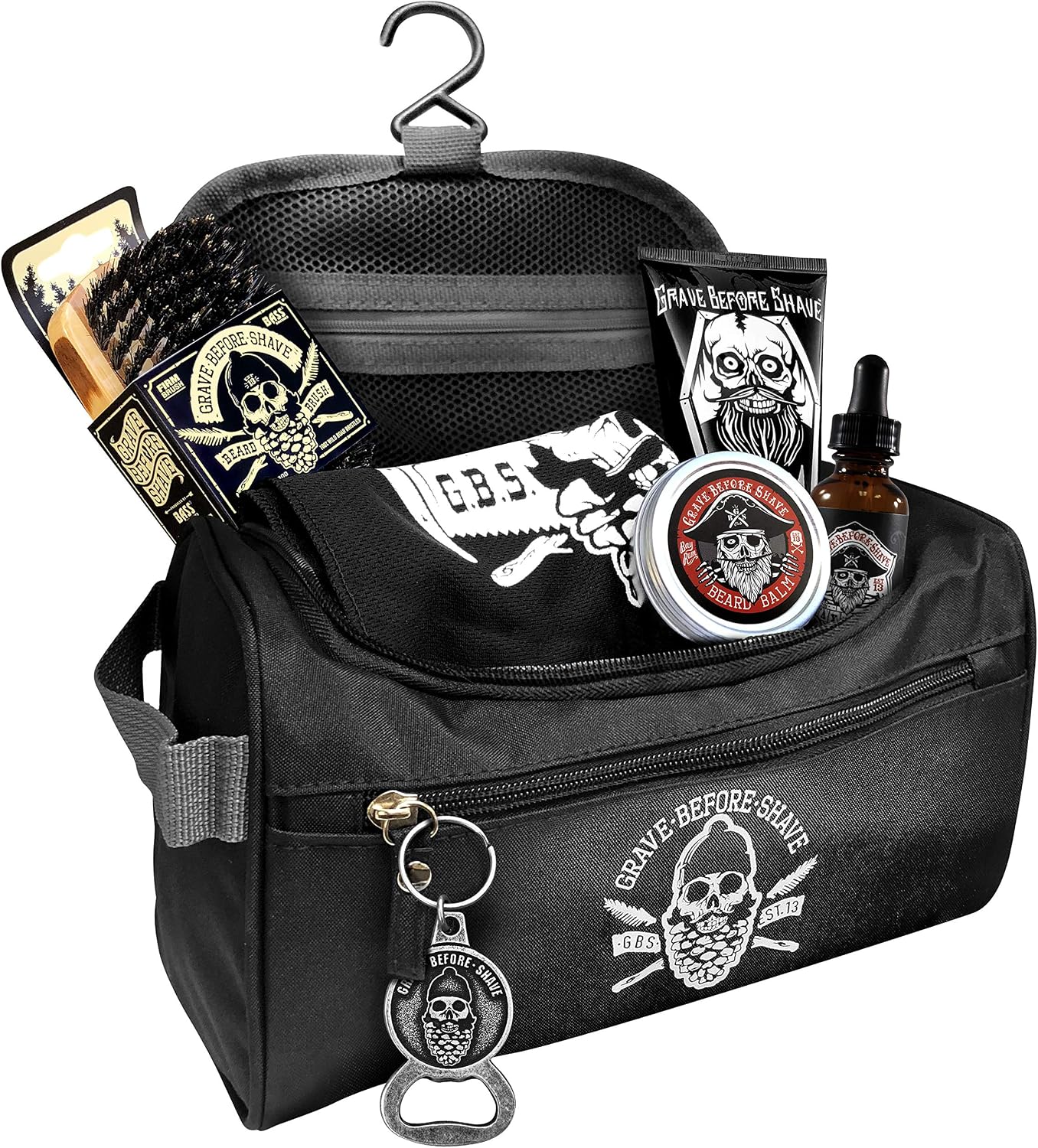 Grave Before Shave Travel Beard Pack (Bay Rum Scent)