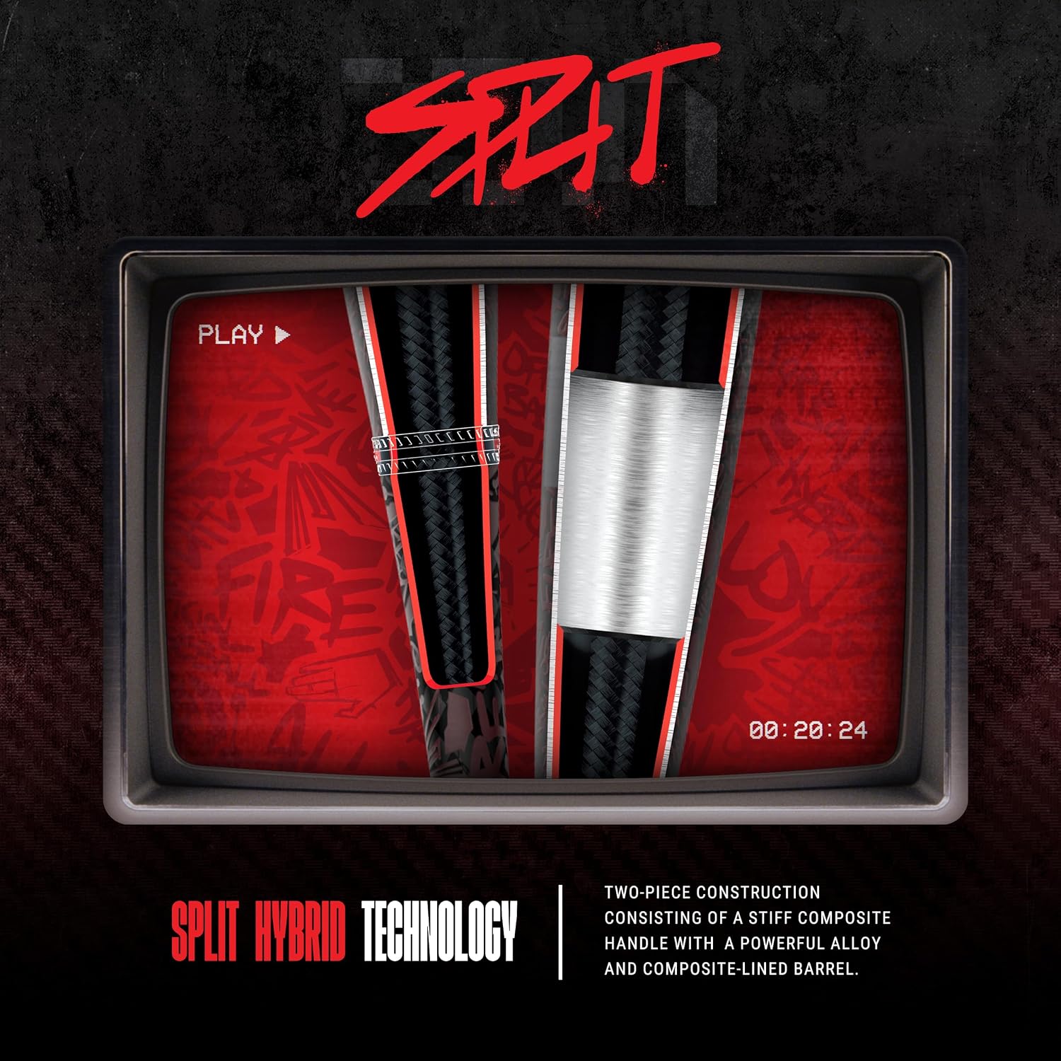 Easton | Split Baseball Bat | BBCOR | -3 Drop | 2 5/8' Barrel | 2 Pc. Hybrid