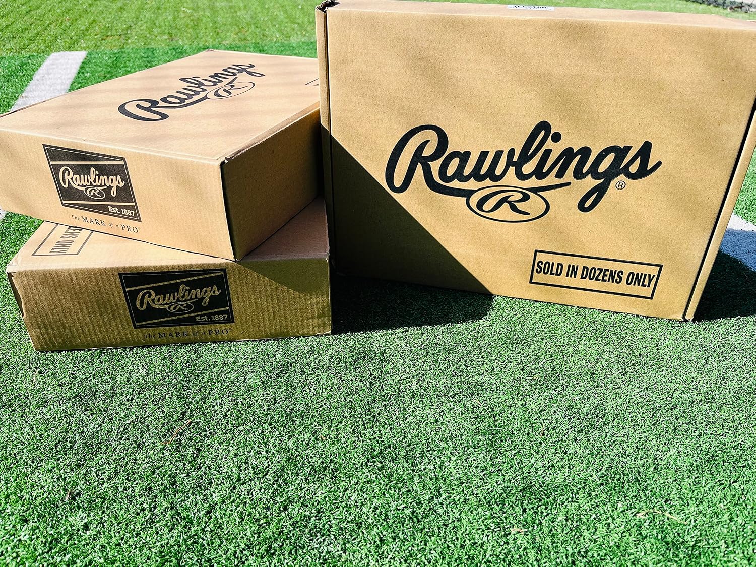 Rawlings | Senior Little League Baseballs | Competition Grade | RSLL1 | Youth/14U | 12 Count
